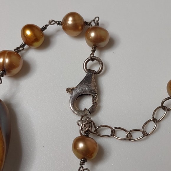 Multicolor Glass And Ceramic Bead Necklace - Picture 8 of 12